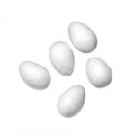 Яйце стиропор 15х10 мм за декорация -50 броя