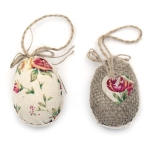 Яйце стиропор 70x50 мм плат и зебло за окачване