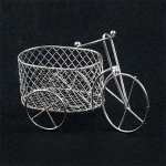 Кошница метална 110x70 мм цвят сребро колело