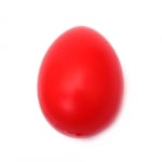 Червени пластмасови яйца 80x65 мм с една дупка 4 мм -5 броя