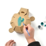 Куче от картон 140x120x150 мм -2 части