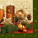 Салфетка 33x33 см трипластова -1 брой