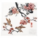 Салфетка HOME FASHION 33x33 см трипластова Painted Asia -1 брой