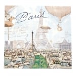 Салфетка HOME FASHION 33x33см трипластова Paris -1 брой