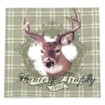 Салфетка HOME FASHION 33x33см трипластова Hunter?s Trophy -1 брой