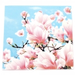Салфетка HOME FASHION 33x33 см трипластова Blooming Magnolia -1 брой