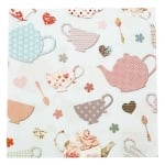 Салфетка HOME FASHION 33x33см трипластова Cute Cups -1 брой