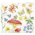 Салфетка HOME FASHION 33x33см трипластова Playful Fairies -1 брой