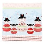 Салфетка HOME FASHION 33x33см трипластова Happy Asia Kids -1 брой