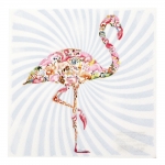 Салфетка HOME FASHION 33x33см трипластова Flamingo -1 брой