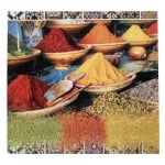 Салфетка HOME FASHION 33x33 см трипластова World of Flavour -1 брой