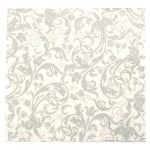 Салфетка HOME FASHION 33x33 см трипластова Arabesque silver -1 брой