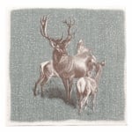 Салфетка HOME FASHION 33x33см трипластова Deer Family -1 брой