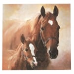 Салфетка за декупаж Ambiente 33x33 см трипластова Horse witw Foal-1 брой