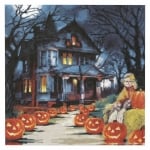 Салфетка за декупаж Ambiente 33x33 см трипластова Spooky-1 брой