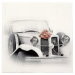 Салфетка за декупаж Ambiente 33x33см трипластова Wedding Car -1 брой