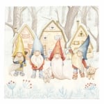 Салфетка за декупаж Ambiente 33x33 см трипластова Gnomes -1 брой