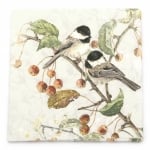 Салфетка за декупаж Ambiente 33x33 см трипластова Chickadee -1 брой