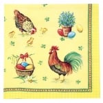 Салфетка ti-flair 33x33 см трипластова Chickens Family -1 брой