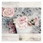 Салфетка ti-flair 33x33см трипластова Belle Fleurs de Paris Vintage rose -1 брой
