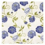 Салфетка ti-flair 33x33см трипластова Peony blue -1 брой