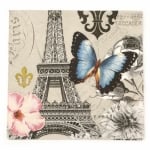 Салфетка за декупаж Ambiente 33x33 см трипластова Ici Paris -1 брой