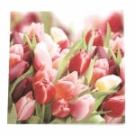 Салфетка ti-flair 33x33 см трипластова  Pink and Violet Tulips  -1 брой