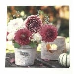 Салфетка ti-flair 33x33 см трипластова  Dahlia Rustique  -1 брой