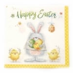 Салфетка ti-flair 33x33 см трипластова  Happy Easter Team  -1 брой