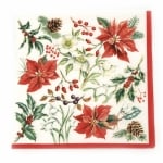 Салфетка ti-flair 33x33 см трипластова  Fiori Invernali  -1 брой