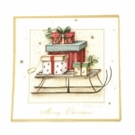 Салфетка ti-flair 33x33 см трипластова  Merry Christmas Sleigh  -1 брой