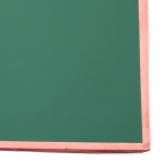 Матиран целофан за опаковане и декорация с кант 58x58 см цвят зелен -20 листа