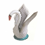 Комплект Модулно оригами Лебед XL - бял