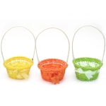 Кошница плетена 125х85 мм микс цветове