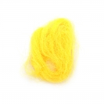 Ангелска коса усукана жълта дъга ~10 грама