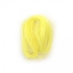 Ангелска коса усукана жълта светла дъга ~10 грама