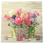 Салфетка ti-flair 33x33 см трипластова Pastell Spring Flowers -1 брой