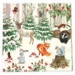 Салфетка ti-flair 33x33 см трипластова Wildlife in Wintertime -1 брой