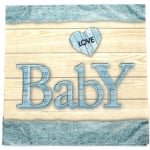 Салфетка за декупаж Ambiente 33x33 см трипластова Baby Love Boy -1 брой