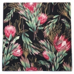 Салфетка за декупаж Ambiente 33x33 см трипластова Protea black -1 брой