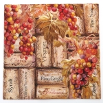 Салфетка за декупаж Ambiente 33x33 см трипластова Grapes and Corks -1 брой