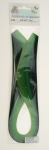 Ленти за квилинг (хартия 130 гр) 4мм/ 50см - 5 цвята зелена гама -100бр
