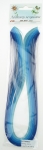 Ленти за квилинг (хартия 130 гр) 4 мм/ 50 см - 5 цвята синя гама -100 бр