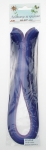 Ленти за квилинг (хартия 130 гр) 6 мм/ 50 см - 4 цвята лилава гама -100бр