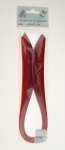 Ленти за квилинг (хартия 90 гр) 6 мм/ 50 см -2 цвята червена гама - 100бр
