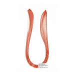 Ленти за квилинг перлени (хартия 120 гр) 2 мм/ 35 см Fabriano, Daiquiri, цвят оранжев -50 бр.