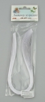 Ленти за квилинг перлени (хартия 120 гр) 6 мм/ 35 см Fabriano, Gin Fiz, цвят бяло -50 бр.