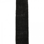 Основа за апликация лента зебло 6x200 см черна