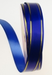Лента панделка 18 мм синя тъмна -11 метра