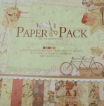 Комплект дизайнерска хартия за скрапбукинг 12 inch (30.5x30.5 см) 12 дизайна x 2 листа и 3 щанцовани листа